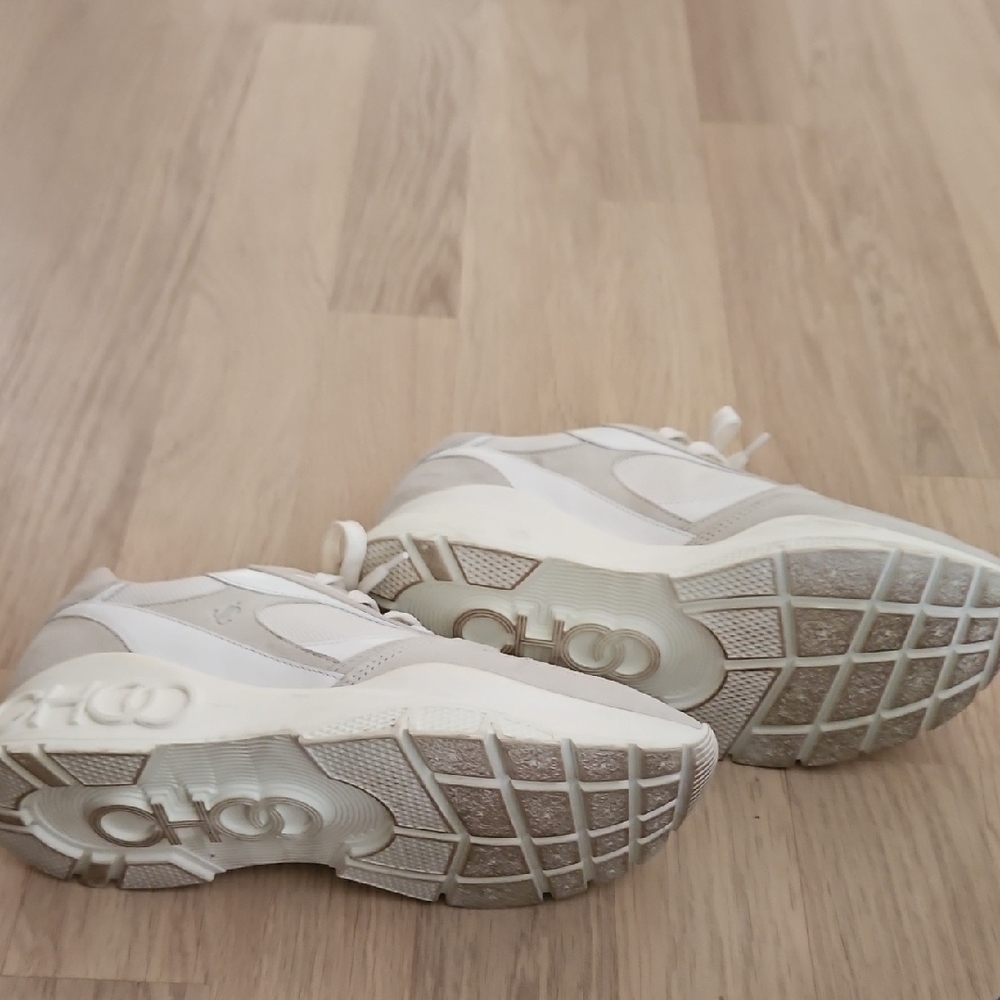 Jimmy Choo White Women's Sneakers Size 41 - Picture 7 of 7